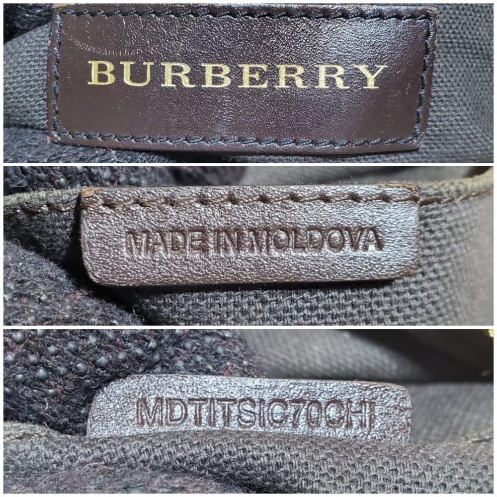 BURBERRY Haymarket Check Small Salisbury Tote Bag - Picture 4 of 11